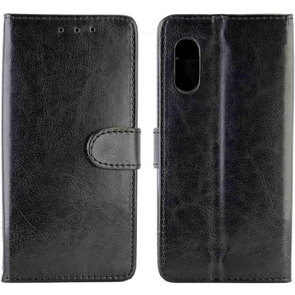Mobigear Wallet Samsung Galaxy Xcover Pro Hoesje Bookcase Portemonnee - Zwart