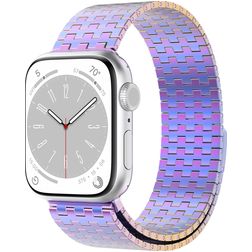 Mobigear London Stalen Apple Watch Bandje Magneetsluiting - 49/46/45/44 mm