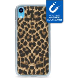 My Style Magneta iPhone XR Hoesje Flexibel TPU Backcover - Leopard