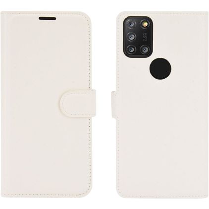 Mobigear Classic Alcatel 3X (2020) Hoesje Bookcase Portemonnee - Wit
