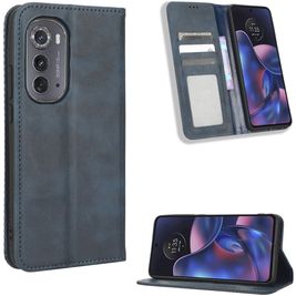Mobigear Sensation Motorola Edge (2022) Hoesje Bookcase Portemonnee - Blauw