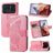 Mobigear Butterfly Xiaomi Mi 11 Ultra Hoesje Bookcase Portemonnee - Roze