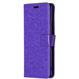 Mobigear Wallet Sony Xperia L4 Hoesje Bookcase Portemonnee - Paars