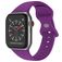 Mobigear Sport Dual Siliconen Apple Watch Bandje Druksluiting - 49/46/45/44 mm - Lila