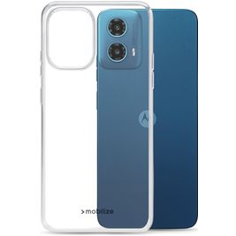 Mobilize Gelly Doorzichtig Motorola Moto G34 Hoesje Flexibel TPU Backcover - Transparant