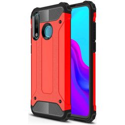 Mobigear Outdoor Huawei P30 Lite Hoesje Hardcase Backcover Shockproof - Rood