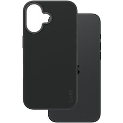 CARE by PanzerGlass Fashionable iPhone 16 Siliconen MagSafe Hoesje Backcover - Zwart