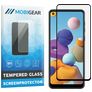 Mobigear Premium Samsung Galaxy A21 Glazen Screenprotector - Case Friendly - Zwart