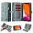 Caseme 008 iPhone 11 Hoesje Uitneembare 2in1 Bookcase Portemonnee - Blauw