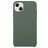 Mobigear Rubber Touch iPhone 15 Plus Siliconen Hoesje Backcover - Groen