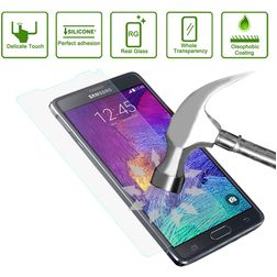 Mobigear Samsung Galaxy Note 4 Glazen Screenprotector - Case Friendly