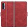 Mobigear Slim Magnet TCL 20S Hoesje Bookcase Portemonnee - Rood