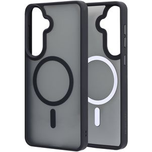 Mobiparts Hardcover Samsung Galaxy S26 Plus MagSafe Hoesje Hardcase Backcover - Satin Black