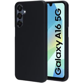 Mobiparts Samsung Galaxy A16 Siliconen Hoesje Backcover - Zwart