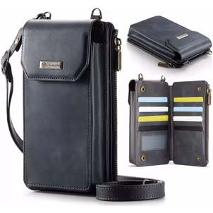 Caseme ME40 Crossbody Telefoontasje - Large - Zwart