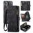 Caseme 008 iPhone 16 Hoesje Uitneembare 2in1 Bookcase Portemonnee - Zwart