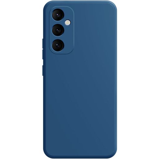 Mobigear Colors Samsung Galaxy A35 Siliconen Hoesje Backcover - Blauw