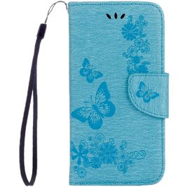 Mobigear Butterfly Samsung Galaxy A5 (2017) Hoesje Bookcase Portemonnee - Blauw Mobigear Butterfly Samsung Galaxy A5 (2017) Hoesje Bookcase Portemonnee - Blauw