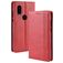 Mobigear Sensation Motorola One Vision Hoesje Bookcase Portemonnee - Rood