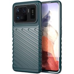 Mobigear Groove Xiaomi Mi 11 Ultra Hoesje Flexibel TPU Backcover - Groen