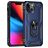 Mobigear Armor Ring iPhone 13 Hoesje Hardcase Backcover Shockproof met Ringhouder - Blauw