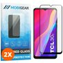 Mobigear Premium TCL 30E Glazen Screenprotector - Case Friendly - Zwart (2-Pack)