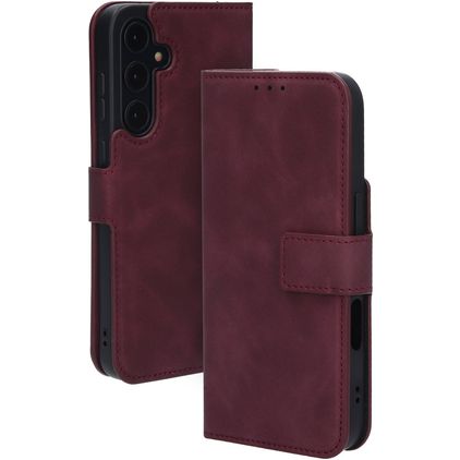 Mobiparts Classic Wallet Samsung Galaxy A35 Hoesje Bookcase Portemonnee - Velvet Red