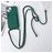 Mobigear Lanyard Card iPhone 15 Siliconen Hoesje met koord en Pasjeshouder - Groen