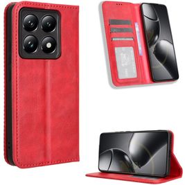 Mobigear Sensation Xiaomi 14T Hoesje Bookcase Portemonnee - Rood