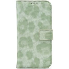 My Style Flex Wallet Samsung Galaxy S25 Hoesje Bookcase Portemonnee - Green Leopard