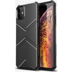 Mobigear Diamond iPhone 12 Mini Hoesje Flexibel TPU Backcover - Zwart