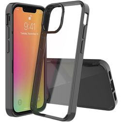 Mobigear Crystal iPhone 13 Mini Hoesje Hardcase Backcover - Zwart