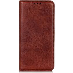 Mobigear Classic Elegance OPPO A54 5G Hoesje Bookcase Portemonnee - Bruin