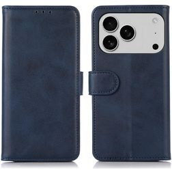 Mobigear Wallet iPhone 17 Pro Max Hoesje Bookcase Portemonnee - Blauw
