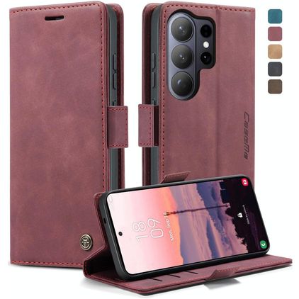 CaseMe 013 Samsung Galaxy S26 Ultra Hoesje Bookcase Portemonnee - Rood