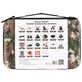 Puluz GoPro Mount Accessoires Starter Pack 53 Delig + Opbergtas Army