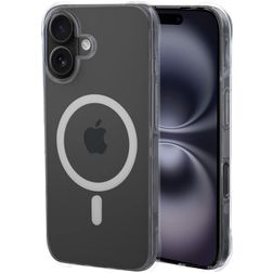 Mobiparts Classic Doorzichtig iPhone 16 MagSafe Hoesje Flexibel TPU Backcover - Transparant