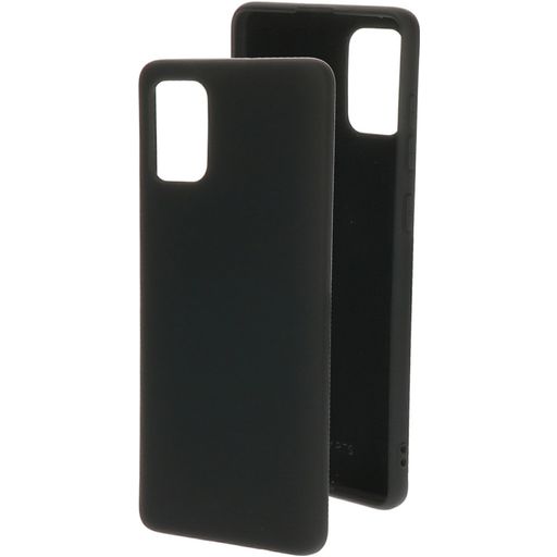 Mobiparts Samsung Galaxy A71 Siliconen Hoesje Backcover - Zwart