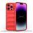 Mobigear Bumpy iPhone 15 Pro Max Hoesje Flexibel TPU Backcover - Rood