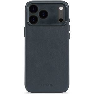Decoded iPhone 17 Pro Hoesje Echt Leer Backcover Shockproof - Navy Shadow