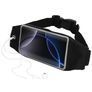 Mobiparts Comfort Fit Telefoonhouder Hardlopen iPhone 16 Pro Max Sport Hoesje Neopreen Sportarmband - Zwart