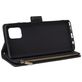 Mobigear Zipper Samsung Galaxy Note 10 Lite Hoesje Bookcase Portemonnee - Zwart