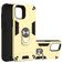 Mobigear Armor Ring iPhone 12 Pro Max Hoesje Hardcase Backcover Shockproof met Ringhouder - Goud