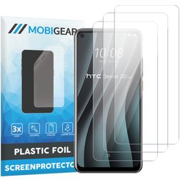 Mobigear HTC Desire 20 Pro Screenprotector Folie - Case Friendly (3-Pack)