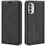 Mobigear Retro Slim Motorola Moto G52 Hoesje Bookcase Portemonnee - Zwart