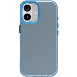 Mobigear Crystal iPhone 16 Hoesje Hardcase Backcover - Blauw