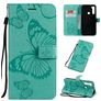 Mobigear Butterfly Xiaomi Redmi Note 8T Hoesje Bookcase Portemonnee - Turquoise