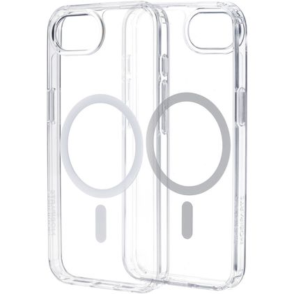 Mobiparts Hardcover Doorzichtig iPhone 17e MagSafe Hoesje Hardcase Backcover - Transparant