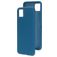 Mobiparts Samsung Galaxy A22 5G Siliconen Hoesje Backcover - Blueberry Blue