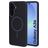 Mobiparts Slim Line Samsung Galaxy A36 MagSafe Hoesje Hardcase Backcover - Onyx Black